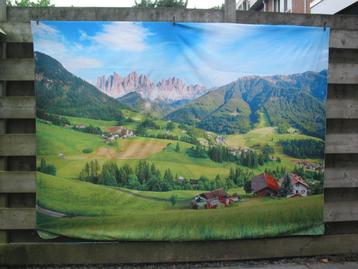 Scenery voor modelspoorbaan H0 - Achtergrond - Berglandschap beschikbaar voor biedingen