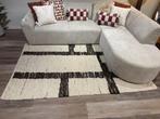 Showmodel Kave Home Vloerkleed Wol beige bruin 160 x 230cm, Ophalen, 150 tot 200 cm, 200 cm of meer, Bruin
