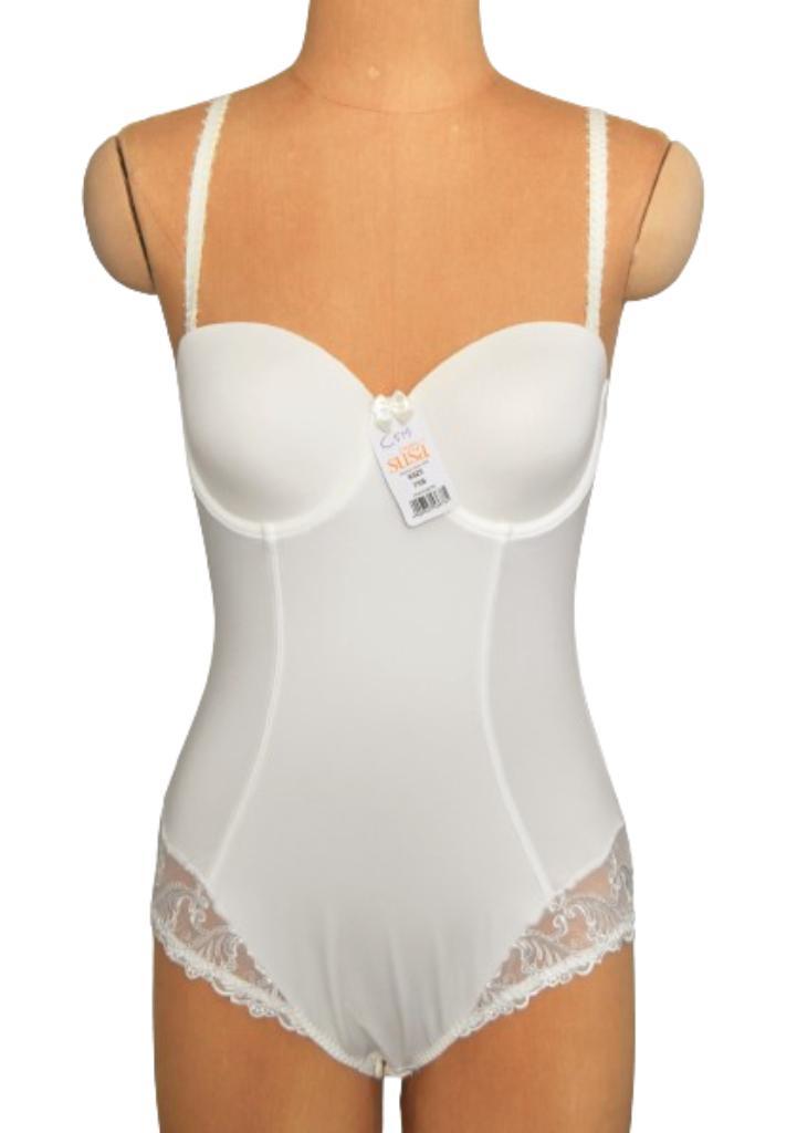 Nieuwe Susa body, bodysuit, 6525, roomwit, Mt. 75 B, Kleding | Dames, Ondergoed en Lingerie, Body of Korset, Wit, Verzenden