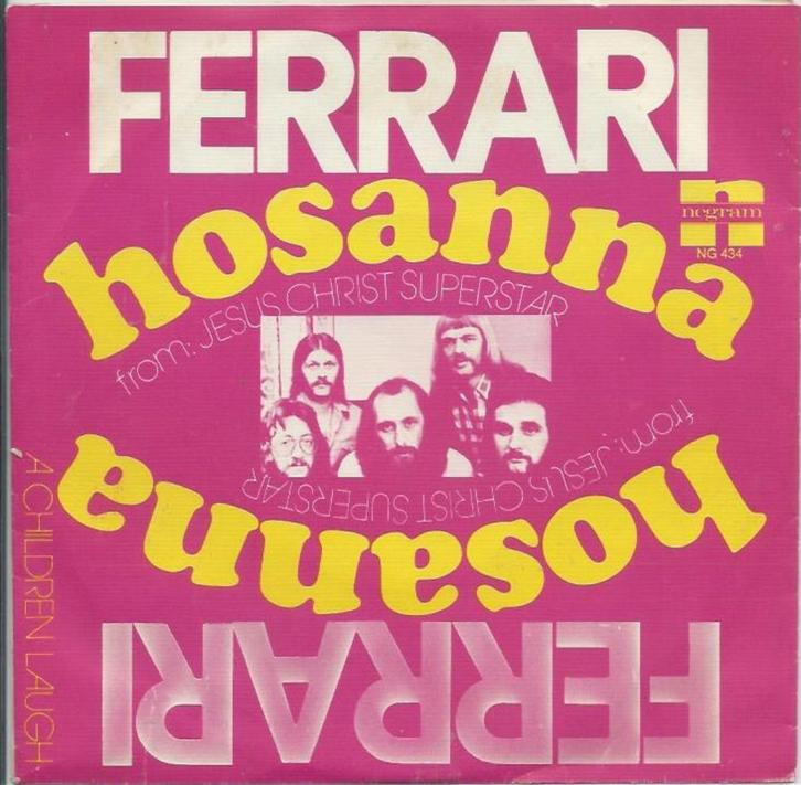 Nederpop; Ferrari- Hosanna, Cd's en Dvd's, Vinyl Singles, Gebruikt, Nederlandstalig, Verzenden