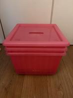 Ikea Vessla opbergbox met deksel en wielen, Ophalen, Zo goed als nieuw, Kunststof, Minder dan 50 cm