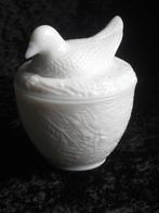 Avon Opaline Duif Witte Deksel Pot, Antiek en Kunst, Ophalen