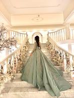 Verlovingsjurk licht groen, Kleding | Dames, Trouwkleding en Trouwaccessoires, Ophalen, Zo goed als nieuw, Groen