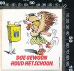 Sticker: Roteb - Doe gewoon houd het schoon (1), Ophalen of Verzenden, Zo goed als nieuw, Bedrijf of Vereniging