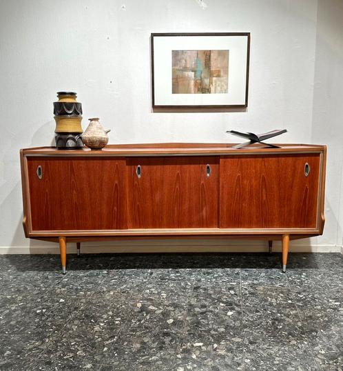 Vintage Midcentury Retro Dressoir Sideboard, Huis en Inrichting, Kasten | Dressoirs, Zo goed als nieuw, 25 tot 50 cm, Ophalen of Verzenden