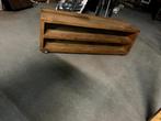 TV meubel - massief teak hout (soepele wielen), Ophalen, Gebruikt, 100 tot 150 cm, Teakhout