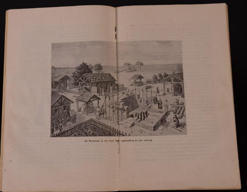 Schoolplaat boekje  De Romeinen in ons land, Antiek en Kunst, Antiek | Schoolplaten, Geschiedenis, Verzenden