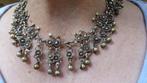 authentiek zilverkl.  Vintage India Collier met Belletjes, Verzenden, Overige materialen, Ketting