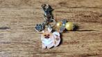 Sleutelhanger Bag charm Pommeriaan met beschermengeltje, Verzenden, Nieuw, Dier of Natuur