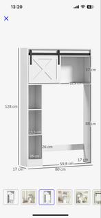 Nieuwe Witte WC Kast - MDF, Ophalen, (Half)hoge kast, Minder dan 50 cm, 100 tot 150 cm