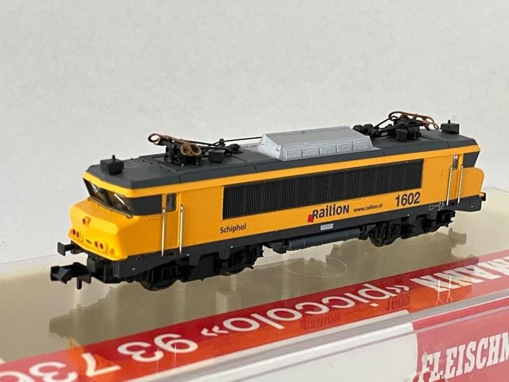 Fleischmann 93-7362 NS loc DCC Railion 1602 Schiphol, Hobby en Vrije tijd, Modeltreinen | N-Spoor, Nieuw, Locomotief, Gelijkstroom