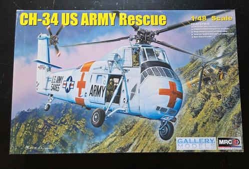 Gallery Models CH-34 US Army Rescue 1:48, Hobby en Vrije tijd, Modelbouw | Vliegtuigen en Helikopters, Zo goed als nieuw, Helikopter