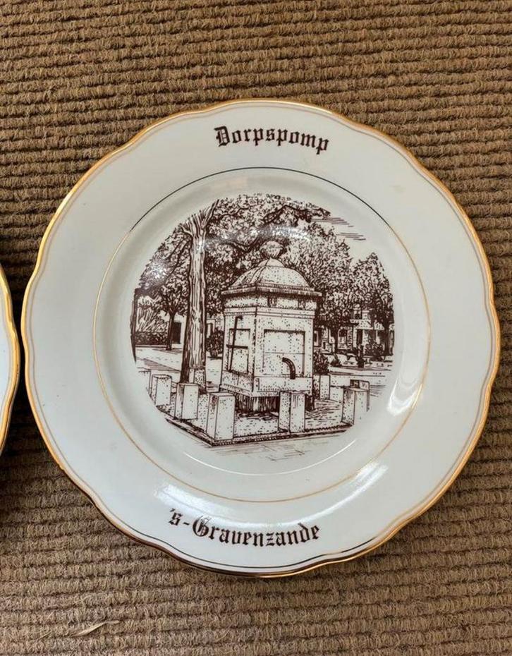 Vintage 's-Gravenzande Herdenkingsborden, Antiek en Kunst, Antiek | Wandborden en Tegels, Ophalen of Verzenden