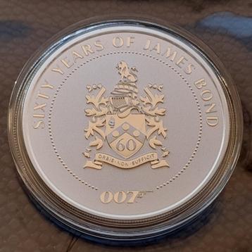 2022 James Bond Years - Family Crest - 1 oz Silver BU