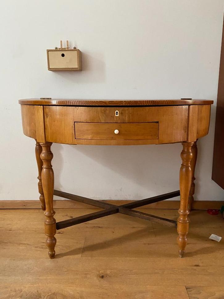 Antieke opklapbare eet- / muurtafel, Antiek en Kunst, Antiek | Meubels | Tafels, Ophalen