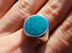 Vanoli 925 zilveren heren ring turquoise maat 21, Daiva1973@hotmail.com, Vanoli, 20 of groter, Blauw