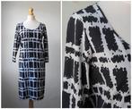Penn & Ink - mooie travelstof jurk / zwart grijs / maat 36, Kleding | Dames, Jurken, Penn & Ink, Verzenden, Zwart, Zo goed als nieuw