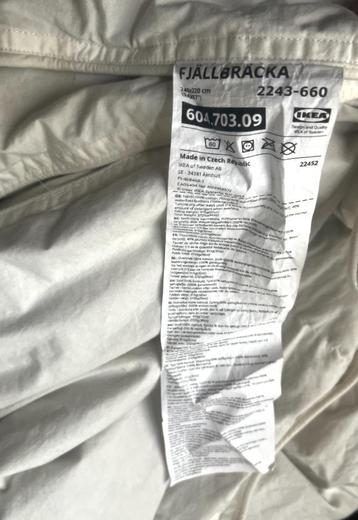 IKEA FJÄLLBRÄCKA FJALLBRACKA 240 220cm dekbed duvet cover beschikbaar voor biedingen