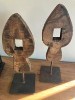 Houten ornament op voet, Ophalen of Verzenden, Nieuw