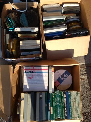 Grote partij bandrecorder spoelen / reels circa 100 stuks beschikbaar voor biedingen