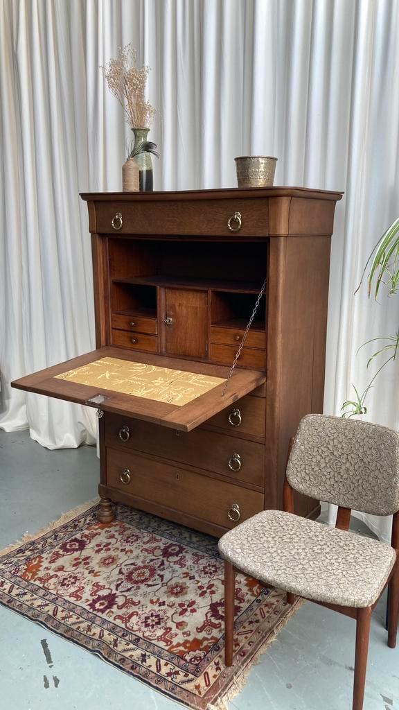 Prachtige antiek secretaire opgeknapt, Huis en Inrichting, Kasten | Secretaires, Zo goed als nieuw, Ophalen