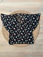 Steps shirtje met bloemenprint | maat 40, Maat 38/40 (M), Zwart, Ophalen of Verzenden, Korte mouw