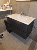 badkamer meubel + wastafel- 2 kasten en spiegel MOET WEG!!!, Ophalen, Zo goed als nieuw, 25 tot 50 cm, Minder dan 100 cm