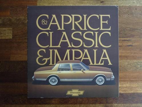 Chevrolet Caprice Classic & Impala (1982, USA), Boeken, Auto's | Folders en Tijdschriften, Nieuw, Chevrolet, Ophalen of Verzenden