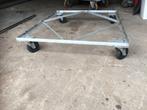 zwenkwielen kunststof bak verrijden lengte 115 cm breed 95 c, Doe-het-zelf en Verbouw, Kratten en Dozen, Ophalen, Gebruikt, 100 cm of meer
