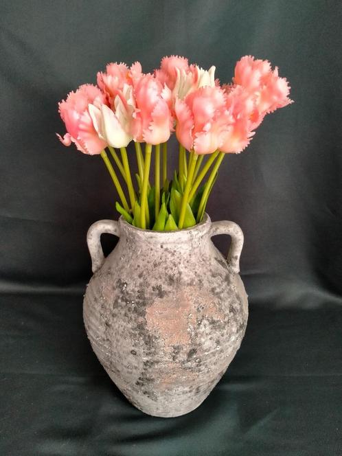 Kunstbloemen Real touch parrot tulpen AANBIEDING, Huis en Inrichting, Woonaccessoires | Kunstplanten en Kunstbloemen, Nieuw, Binnen