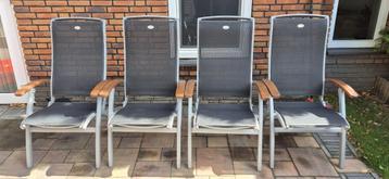 Hartman Prestige tuinstoelen 'Da Vinci" teakhouten leuningen beschikbaar voor biedingen