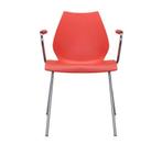 Kartell stoelen type Maui 4 stuks, Kunststof, Gebruikt, Ophalen of Verzenden, Vier