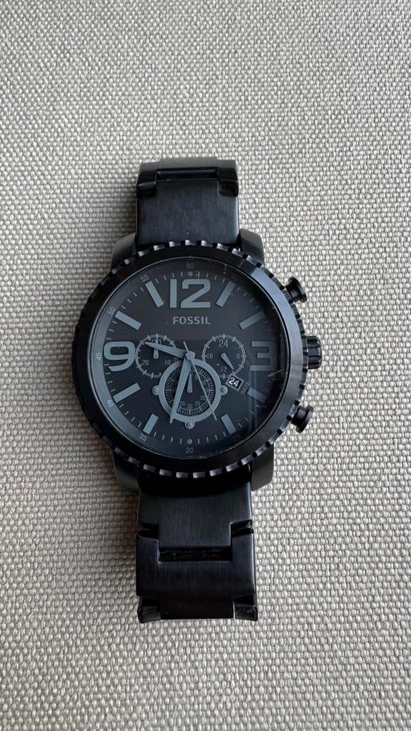 Mooi Fossil horloge, Sieraden, Tassen en Uiterlijk, Horloges | Heren, Overige merken, Staal, Gebruikt, Staal