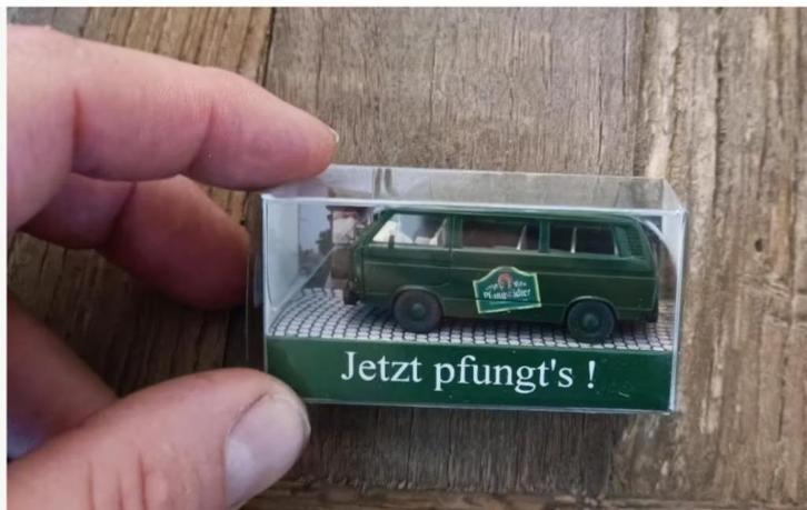 wiking VW volkswagen t3 bus groen " Pfungsstädter, Hobby en Vrije tijd, Modelauto's | 1:87, Nieuw, Auto, Wiking, Ophalen of Verzenden