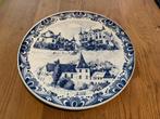 Delfts blauw groot wand bord, Ophalen of Verzenden