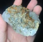 Bergkristal met Pyriet cluster edelstenen stenen mineralen, Ophalen of Verzenden