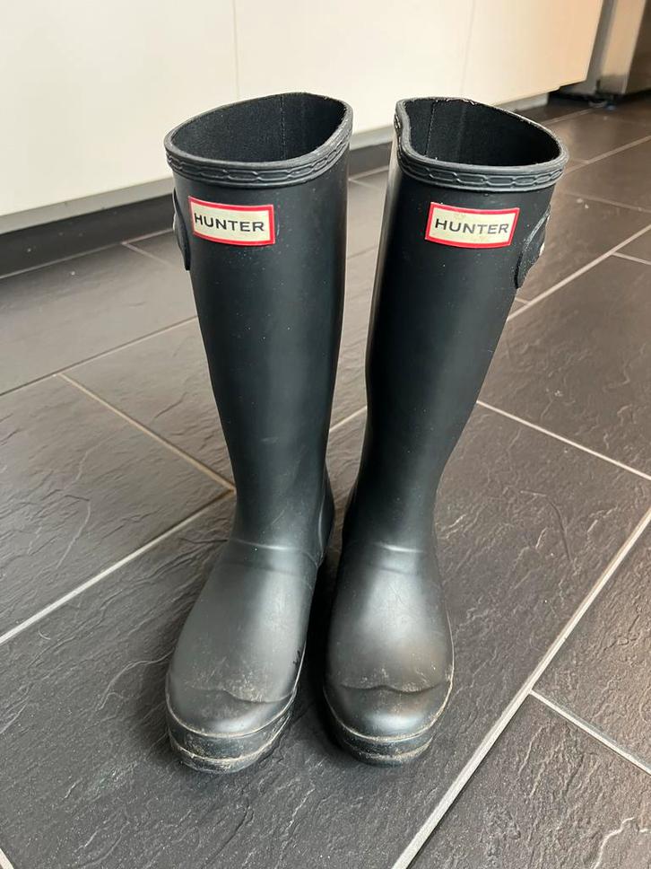 Hunter Wellington Laarzen - Maat 36 - Uitstekende Staat, Tuin en Terras, Werkkleding, Zo goed als nieuw, Dames, Laarzen, Ophalen of Verzenden
