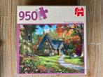 Jumbo Puzzel - The Autumn Cottage - 950 stukjes, Ophalen of Verzenden, 500 t/m 1500 stukjes, Zo goed als nieuw, Legpuzzel