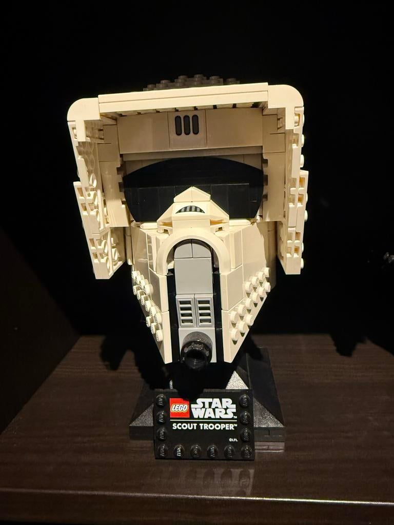 Lego Star Wars Scout Trooper Helm, Ophalen of Verzenden, Zo goed als nieuw, Complete set, Lego
