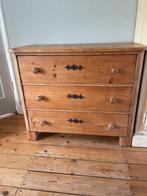 Antiek grenen ladenkast, Huis en Inrichting, Ophalen, Gebruikt, 50 tot 100 cm, 3 of 4 laden