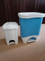2 pedaalemmers van Tontarelli, Huis en Inrichting, Ophalen of Verzenden, Gebruikt, Minder dan 50 cm