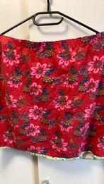 Rode pauwen rok - kleurrijk L, Kleding | Dames, Rokken, Maat 42/44 (L), Ophalen of Verzenden, Zo goed als nieuw, Boven de knie