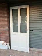 Volle / zware MDF binnendeur stomp facet glas, Doe-het-zelf en Verbouw, Deuren en Horren, Ophalen, Zo goed als nieuw, Binnendeur