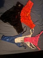 Ondergoed, Verzenden, Zwart, String