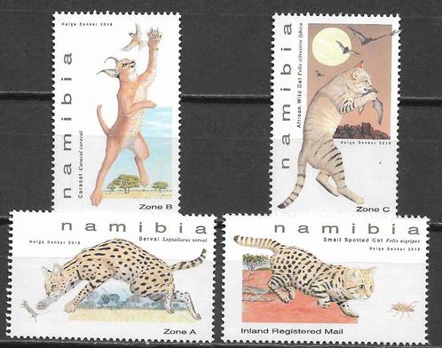 Namibie 2018 Kleine katachtigen serval caracal postfris, Postzegels en Munten, Postzegels | Afrika, Postfris, Overige landen, Verzenden