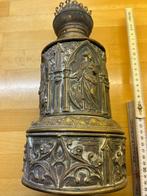 Antiek messing religie kerkelijke lampenvoet, Ophalen of Verzenden