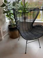 HK Living Egg Chair rotan + Kussen, Huis en Inrichting, Stoelen, Ophalen, Eén