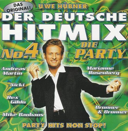Uwe Hübner -Deutsche Hitmix 50 hits-Party non stop No.4=1,99, Cd's en Dvd's, Cd's | Schlagers, Zo goed als nieuw, Ophalen of Verzenden