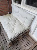Gratis af te halen. Euro Pallets + kussens, Doe-het-zelf en Verbouw, Ophalen, Overige houtsoorten, Minder dan 200 cm, Pallet