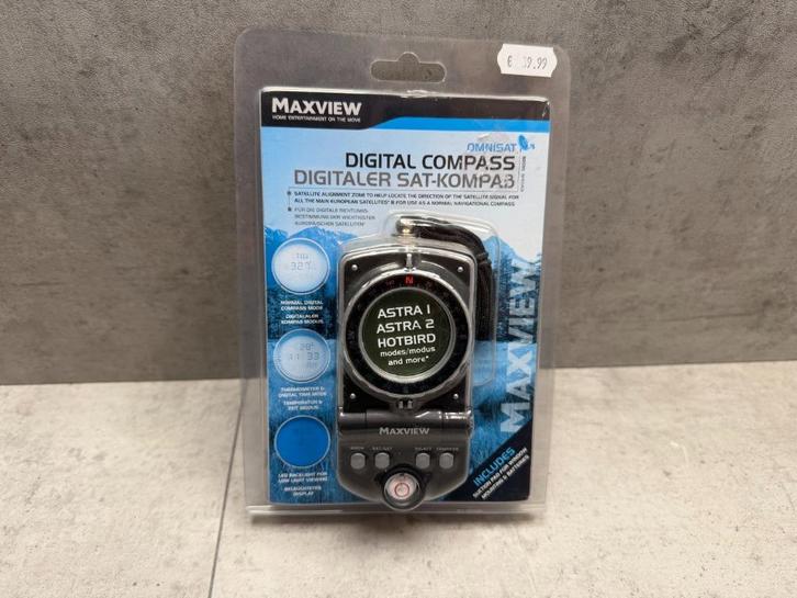 Maxview Digital Compass - Satellite Omnisat - NIEUW - C1265, Caravans en Kamperen, Kampeeraccessoires, Nieuw, Ophalen of Verzenden